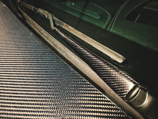 CT5-V Blackwing Genuine Carbon Fiber Windshield Wiper Covers
