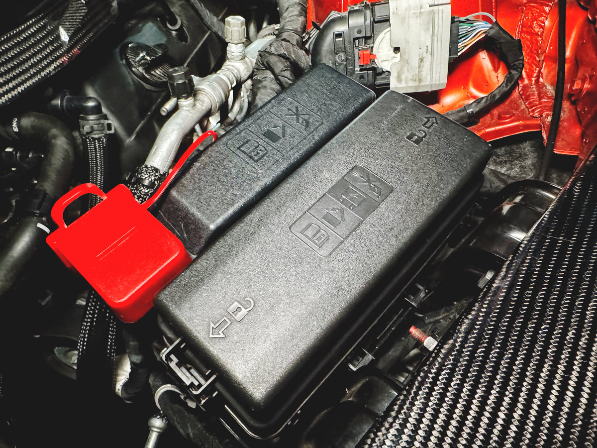 CT5-V Genuine Carbon Fiber Engine Bay Fuse Box Covers