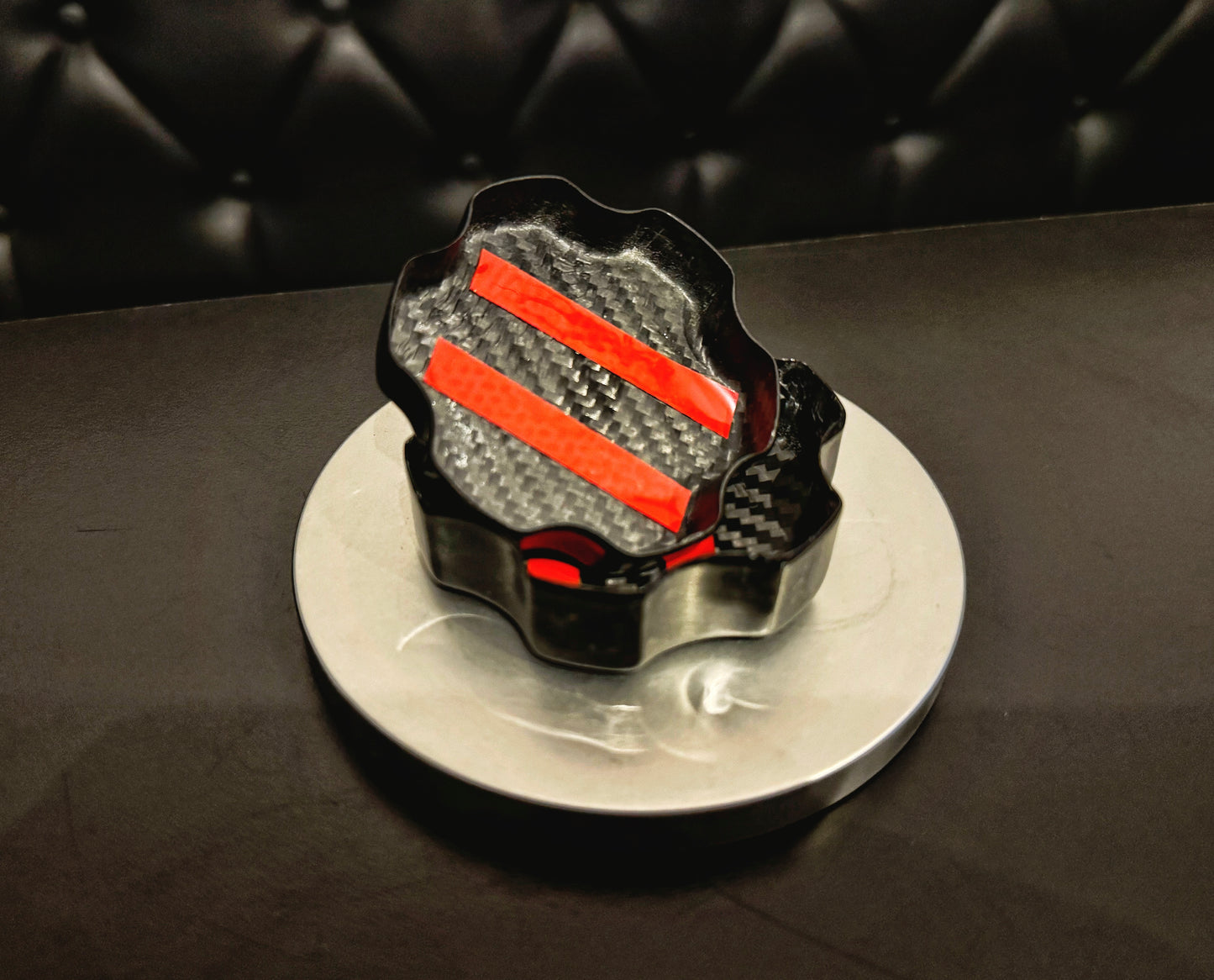 CT5 Genuine Carbon Fiber Engine Reservoir Cap Cover Set