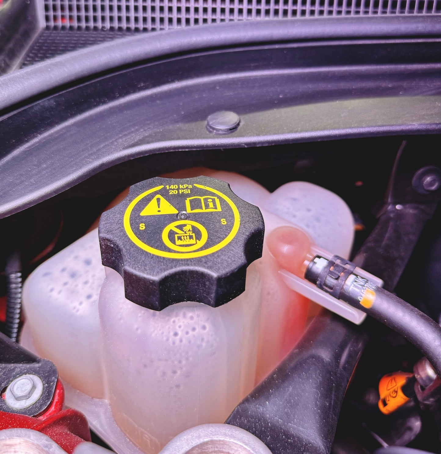 CT5 Genuine Carbon Fiber Engine Reservoir Cap Cover Set