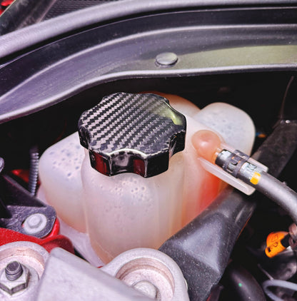 CT5 Genuine Carbon Fiber Engine Reservoir Cap Cover Set