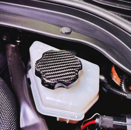 CT5 Genuine Carbon Fiber Engine Reservoir Cap Cover Set