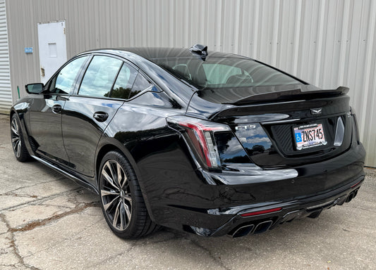 CT5-V Blackwing Rear Blade Spoiler in Genuine Carbon Fiber or Gloss Black