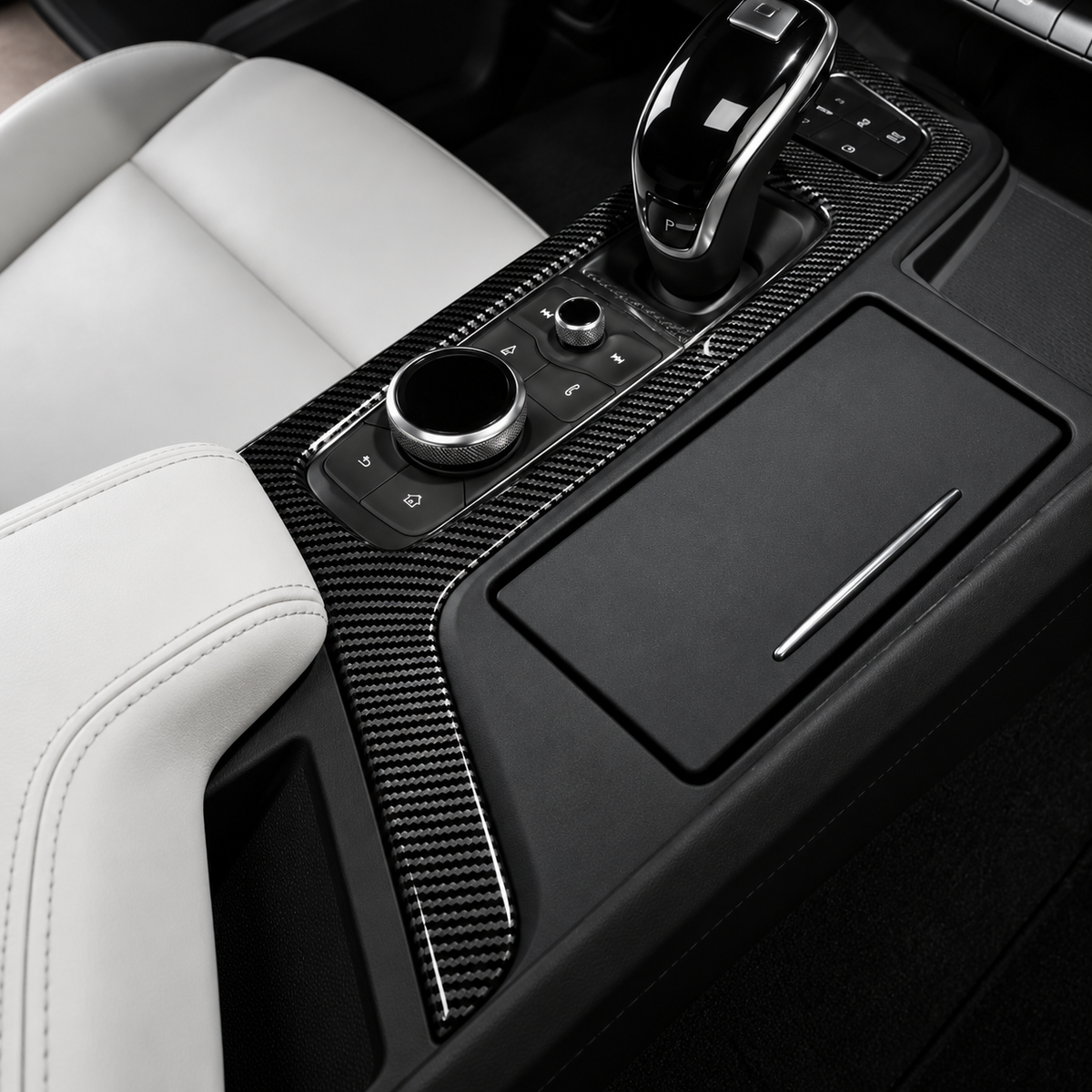 2022-'24 CT5-V Blackwing Genuine Carbon Fiber Six (6) Piece Interior Door Trim Overlay Kit
