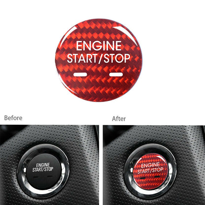 CT6 Carbon Fiber Start/Stop Button Cover