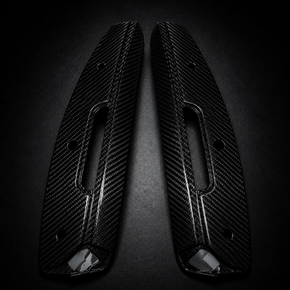 CT5-V Blackwing Front Wheel Wind Deflectors in Genuine Carbon Fiber or Gloss Black