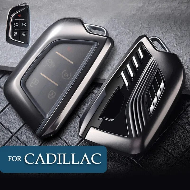 Cadillac CT4-V Gun Metal Key FOB Cover