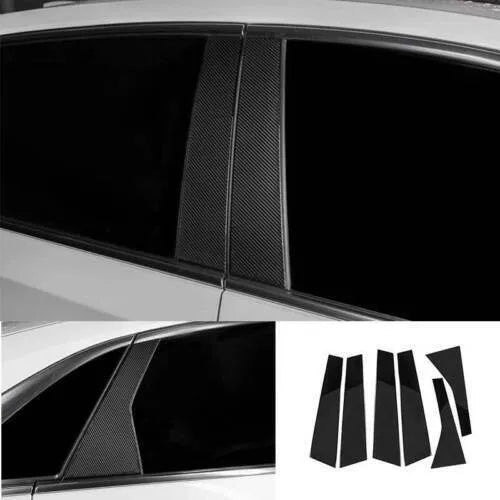 Cadillac 2016-2020 CT6 6-Piece Carbon Fiber Look Pillar Trim Kit