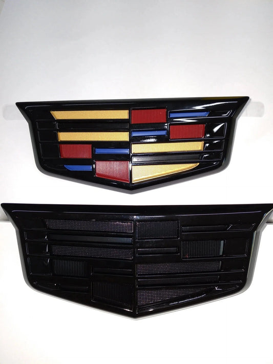 CT5 Rear Cadillac Shield Emblem (All Black or Black w/Full Color Center)