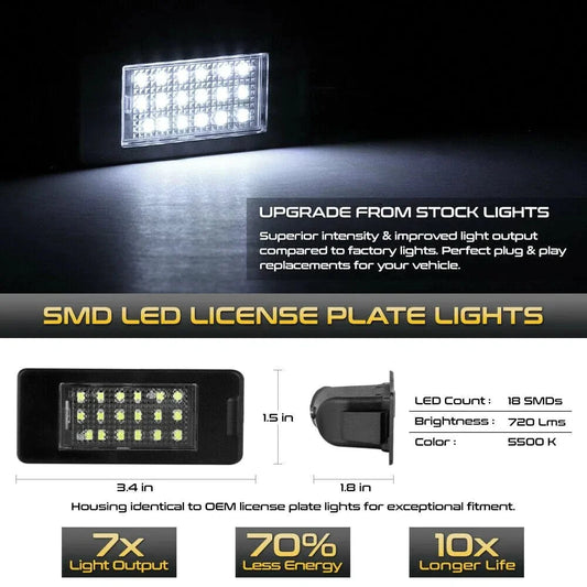 2013-2019 ATS Rear LED License Plate Lights