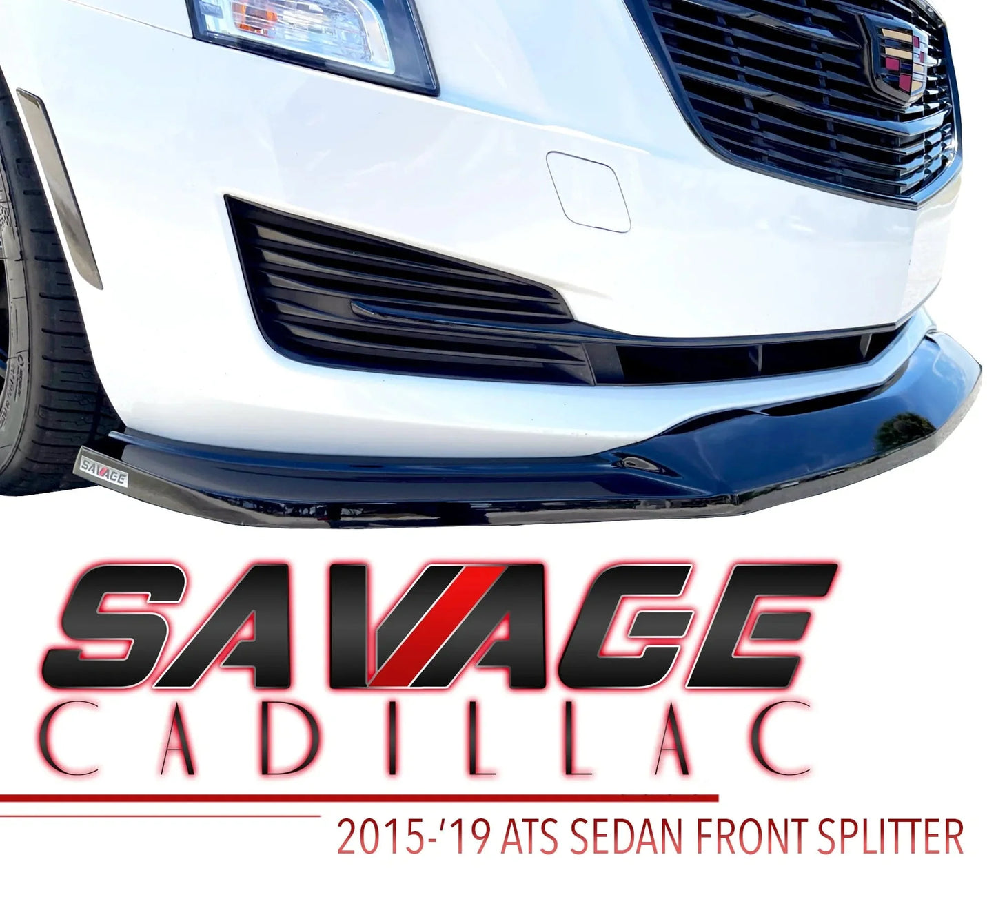 2015-'19 ATS Sedan Savage Front Splitter