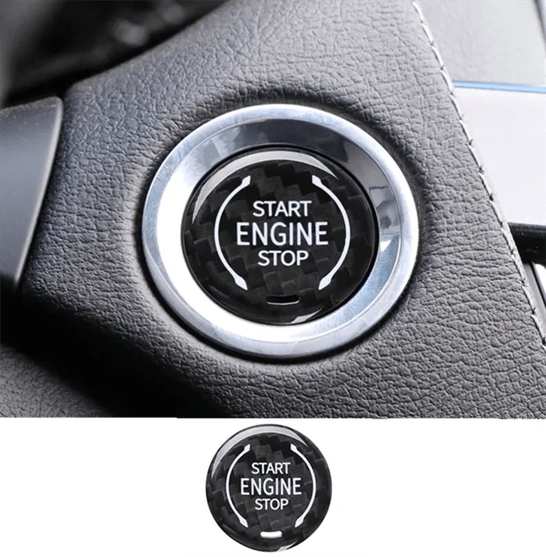 Cadillac CT4 Genuine Carbon Fiber Start/Stop Button Cover