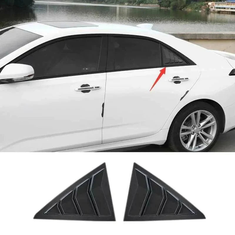 Cadillac CT4 Gloss Black C-Pillar Window Louvres