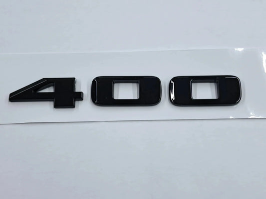 Cadillac "400" Gloss Black Letter Badging