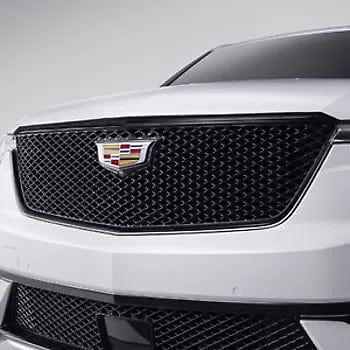 Cadillac XT6 Gloss Black Mesh Grille w/ Black Grille Surround