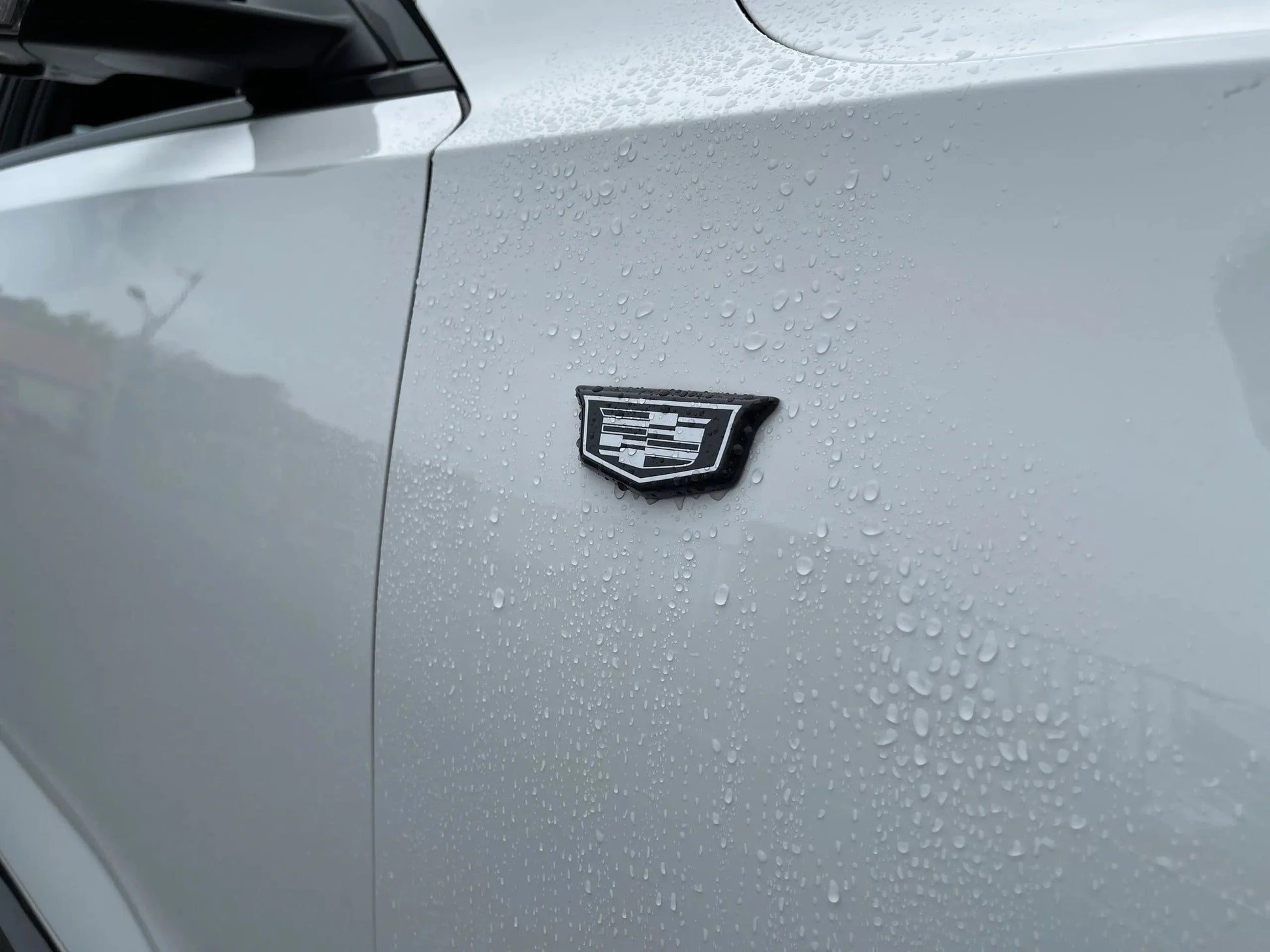 NEW 2x Metal For C.adillac Blade FENDER Badge Decal Landmark 3D Emblems - Foto 9