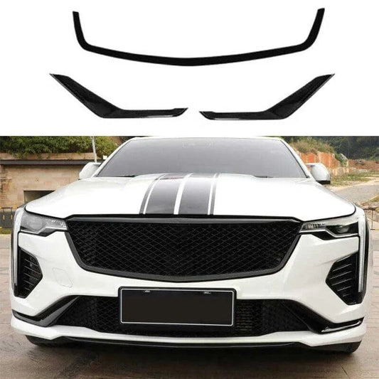 Cadillac CT4 Gloss Black Grille and Lower Bumper Trim