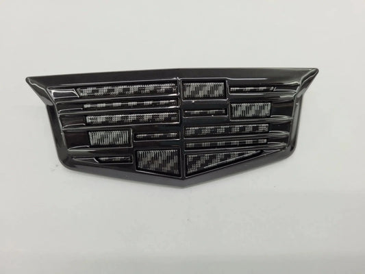 Cadillac CT5-V Gloss Black Rear Emblem With Carbon Fiber Center