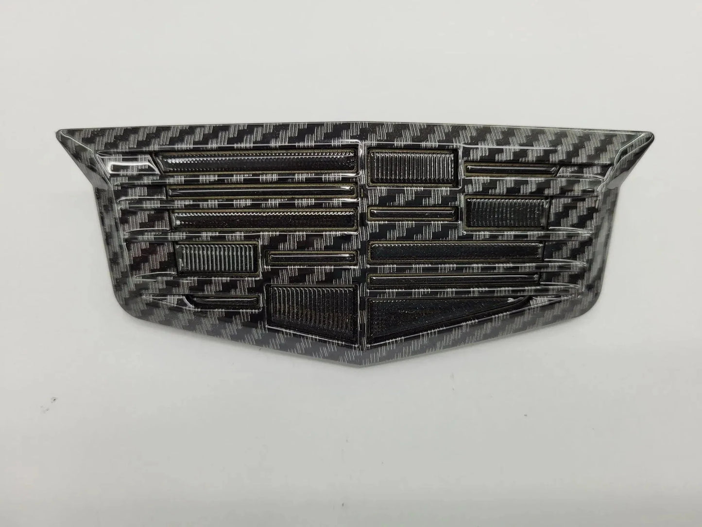 CT5-V Blackwing Rear Carbon Fiber Cadillac Shield Emblem w/Black Center