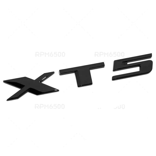 Cadillac "XT5" Gloss Black Letter Badging