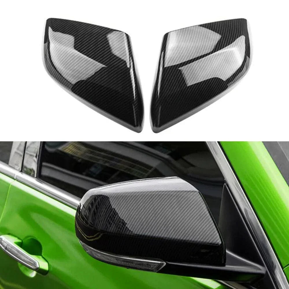 Cadillac ATS Sedan Carbon Fiber Print Replacement Mirror Covers