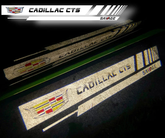 Cadillac CTS Puddle "Savage CTS" Logo Lights