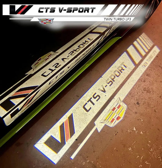 CTS V-Sport Logo Side Mirror Puddle Lights