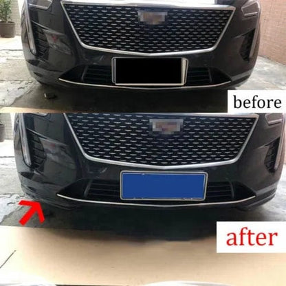 Cadillac 2019-2020 CT6 Gloss Black Lower Front Bumper Trim Lip Pieces