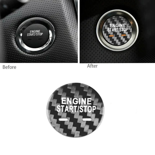 2014-2019 CTS Genuine Carbon Fiber Start/Stop Button Cover