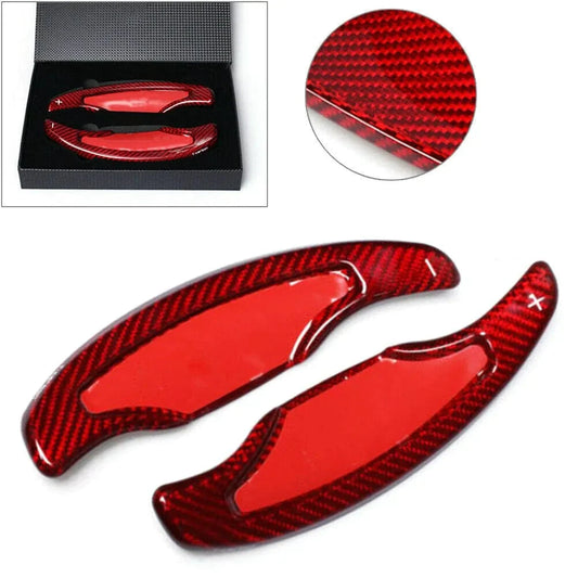 ATS-V Genuine Red Carbon Fiber Paddle Shifter Extensions
